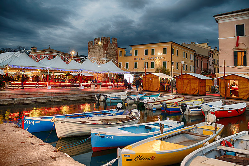 Bardolino Christmas at the port - Italy