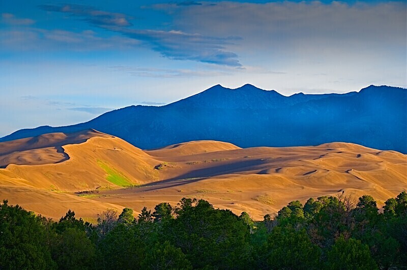 Sand Dunes skyline - National Parks