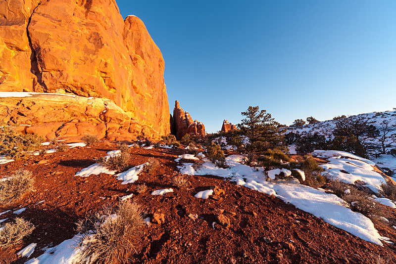 Arches NP - hidden arch - National Parks