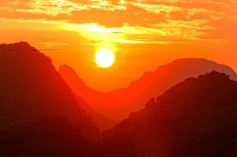 Sunset in Guilin - China