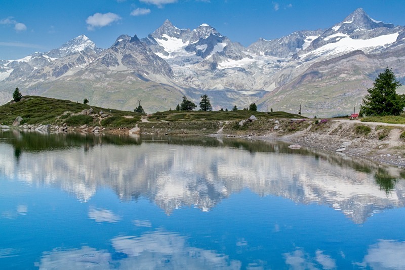 Zermatt green lake - Switzerland