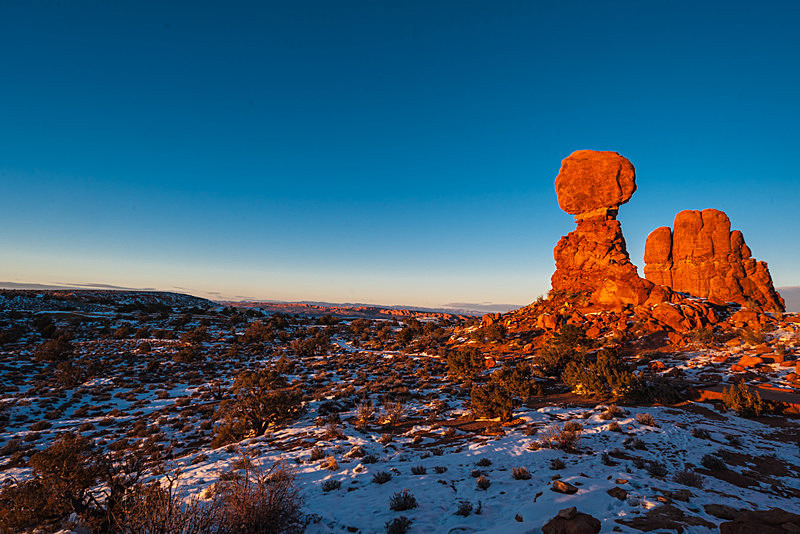 Arches NP sunset - Dec 2013 - National Parks