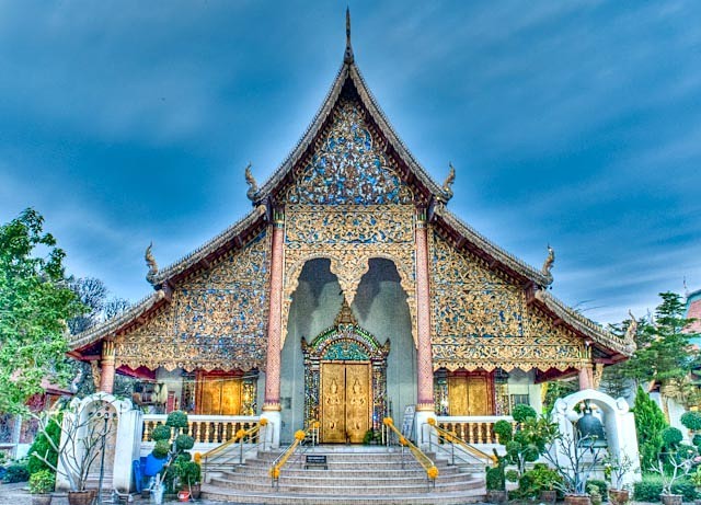 Pictoric view of a Bangkok temple - Thailand