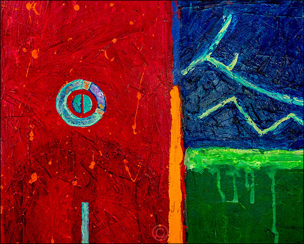 Detail of A mythical boat - transport to the unknown - NEW PAINTINGS