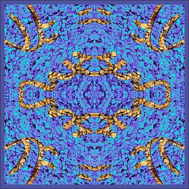 Blue mosaic 2 - Cool Colors