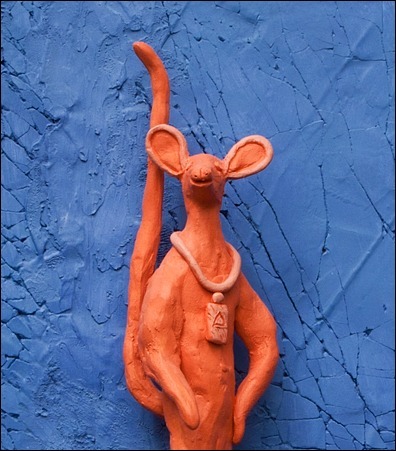 Mighty Man (detail) - Ceramic Sculpture