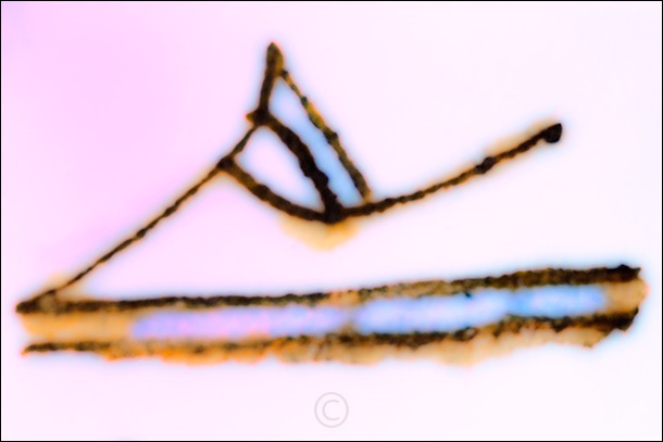 Sailing into the unknown where there are no boundaries - Pictograph Drawings