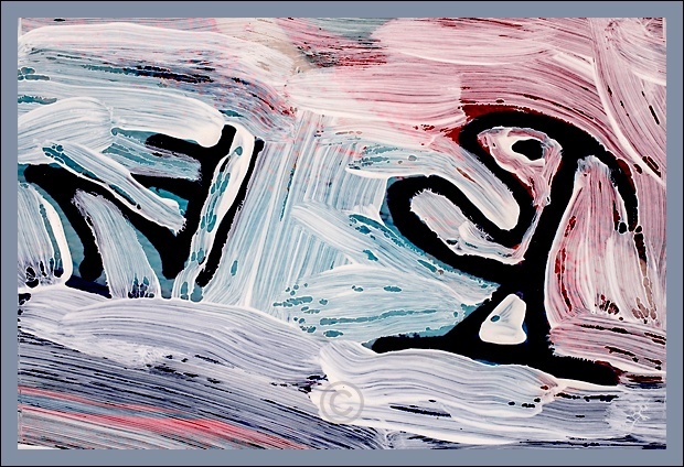 She sees things taking shape - Pictograph Drawings