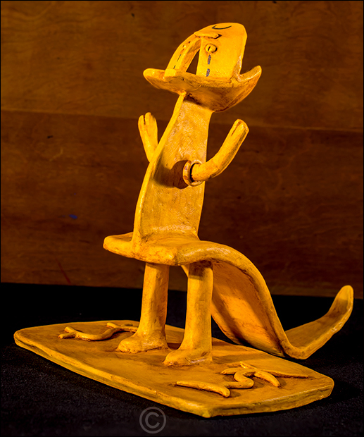 I hear Planet Earth is in trouble - Ceramic Sculpture