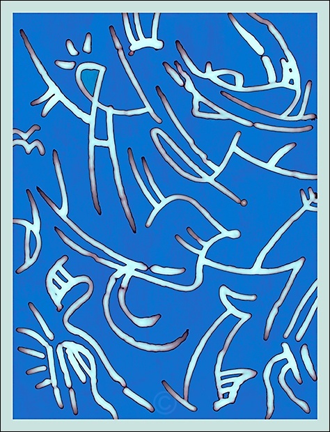 Whimsy unleashed - Blue