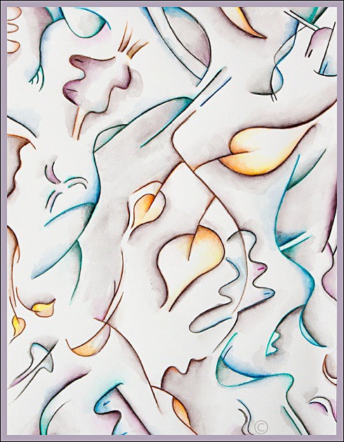 Soft color doodle - Softly Sensual