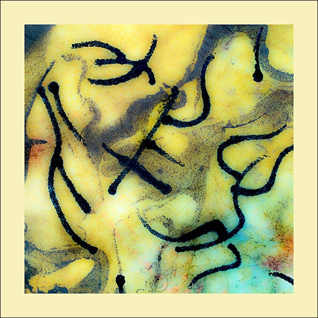 Ink on handmade paper - Pictograph Drawings