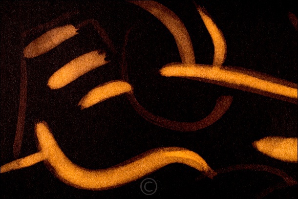 Drawing by removing the darkness - Pictograph Drawings