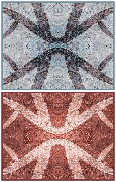 Dryer lint diptych - Dryer Lint