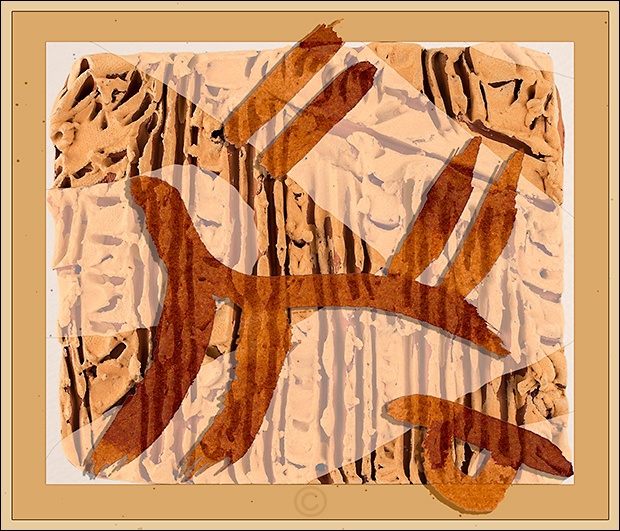 Suspended drawing - Pictograph Drawings