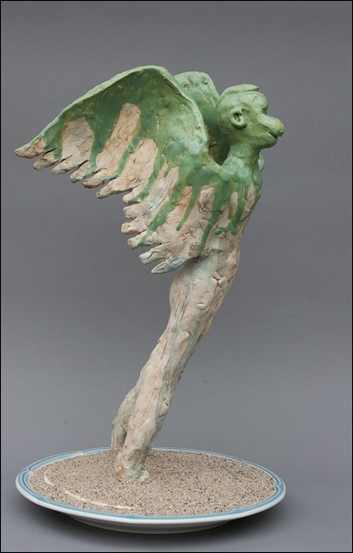 Before lift-off - Ceramic Sculpture