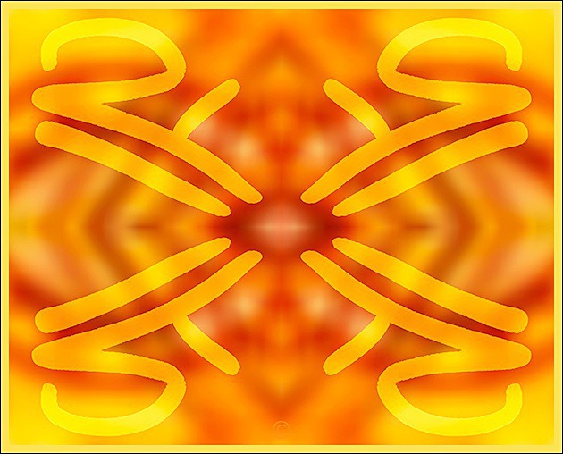 Sun burst - Golden