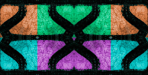 Rice paper-inspired - Multicolored