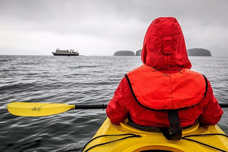 Kayaking in the Rain - Alaska