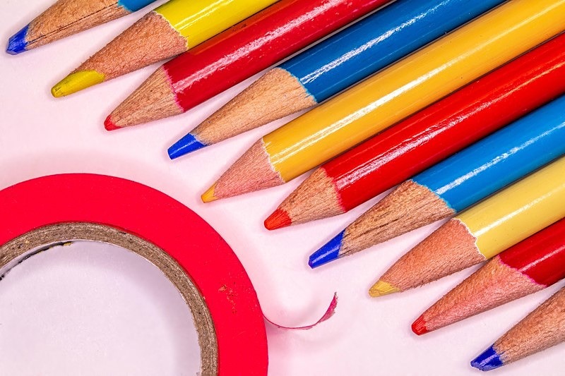 Primary Office Supplies - Still Life