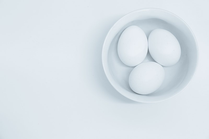 Three Eggs in a Bowl - Still Life