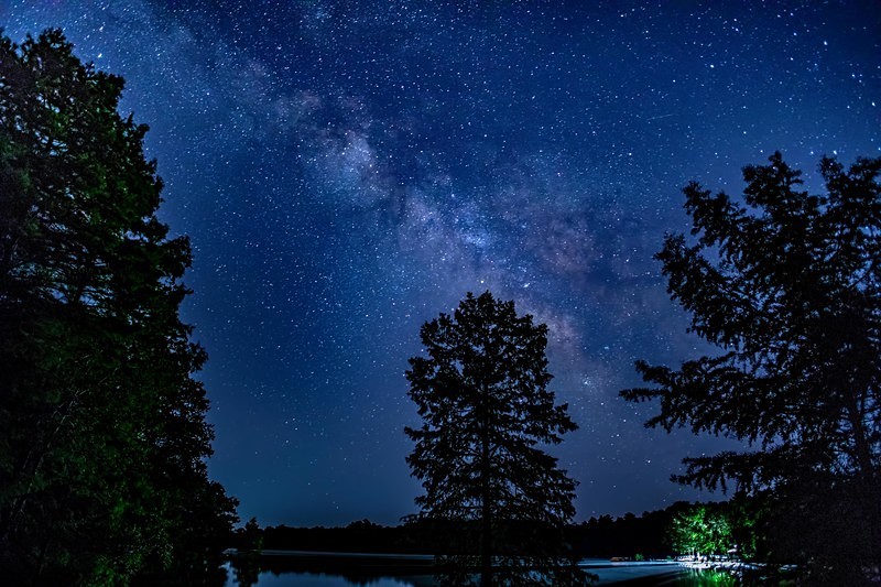 Milky Way at Trap Pond 2 - Landscapes