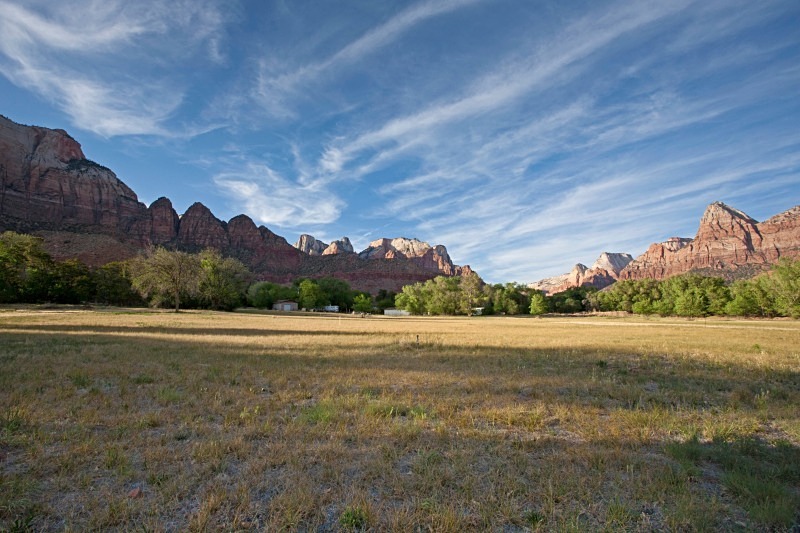 Zion In The Distance 12 x 18 - Out West