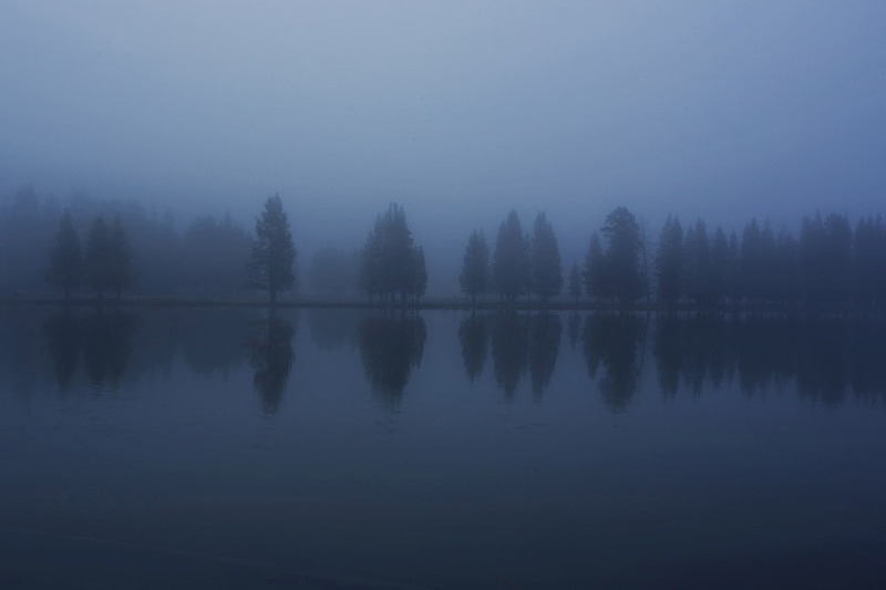 Yellowstone River Morning Mist 12 x 18 - Out West