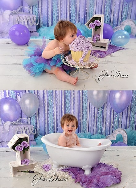 Lilac and Jade - Cake Smash