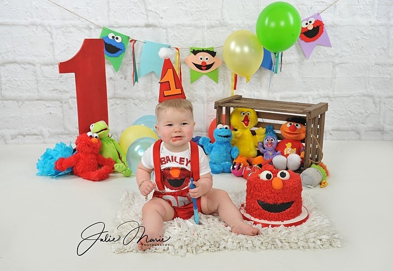 elmo - Cake Smash
