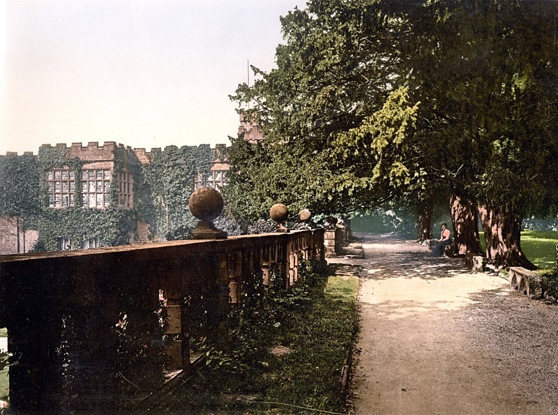 Haddon Hall Dorothy Vernons Walk  Derbyshire 51 - DERBYSHIRE PEAK DISTRICT
