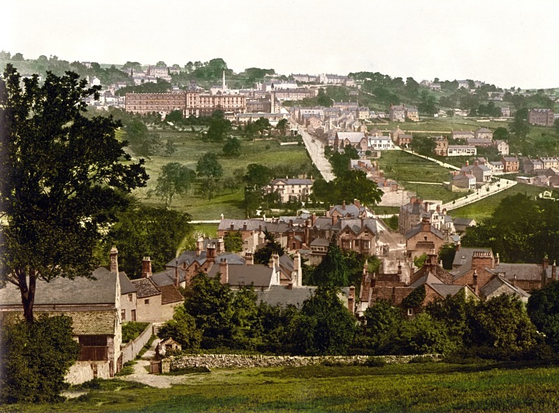 Matlock Bank showing hydropathic Derbyshire 59 - DERBYSHIRE PEAK DISTRICT