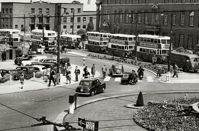 Corporation Street Derby 5 - TRENT MOTOR BUSES