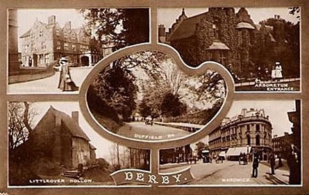 Derby Scarratt Postcard 306 - OLD PHOTOS OF DERBY