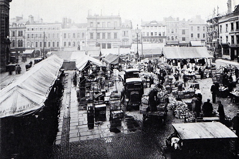 Derby Market Place 310 - OLD PHOTOS OF DERBY
