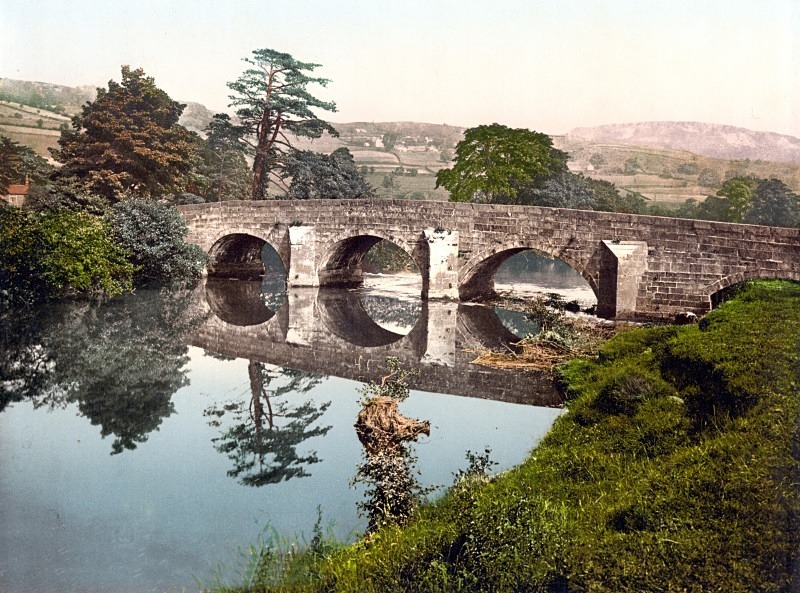 Hathersage Lead Mills Bridge Derbyshire 58 - DERBYSHIRE PEAK DISTRICT