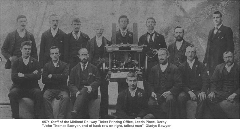 Midland Railway Staff 456 - OLD PHOTOS OF DERBY