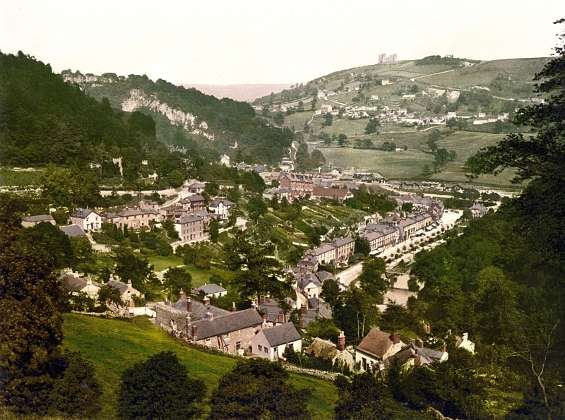Matlock Bath from Heights of Jacob Derbyshire 60 - DERBYSHIRE PEAK DISTRICT