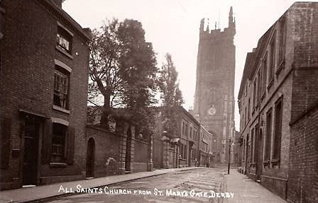 Derby All Saints Church 294 - OLD PHOTOS OF DERBY