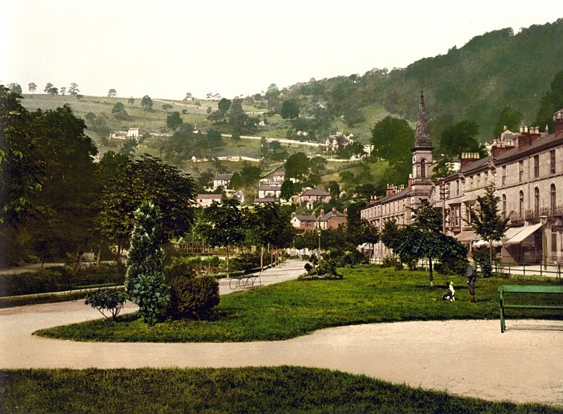 Matlock with promenade and Heights of Jacob Derbyshire 65 - DERBYSHIRE PEAK DISTRICT