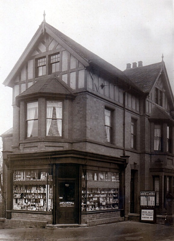 Burton Rd.Chemists Shop 395 - OLD PHOTOS OF DERBY