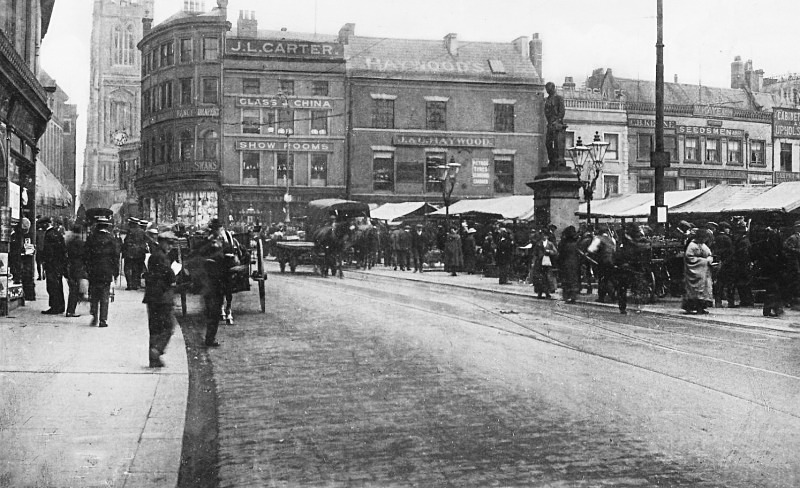 Market Head Derby 433 - OLD PHOTOS OF DERBY