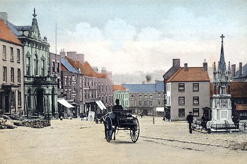 Ashbourne Market Place  86 - DERBYSHIRE PEAK DISTRICT