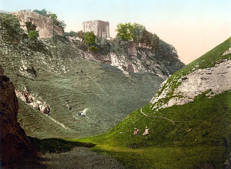 Castleton Peveril Castle Derbyshire 38 - DERBYSHIRE PEAK DISTRICT