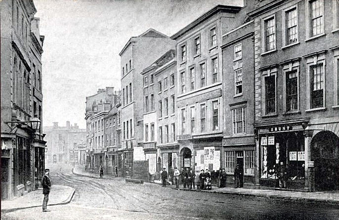 Derby Cornmarket c1902.  324 - OLD PHOTOS OF DERBY