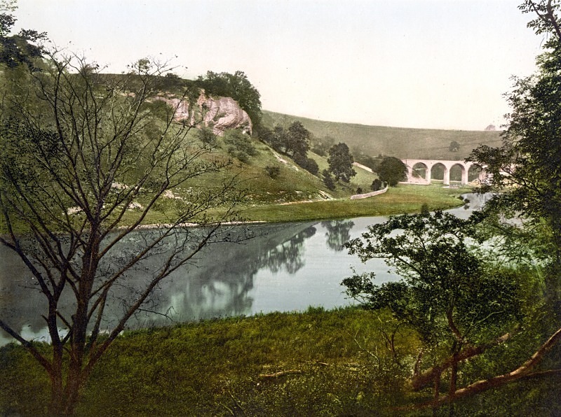 Monsal Dale the Warren Derbyshire 76 - DERBYSHIRE PEAK DISTRICT
