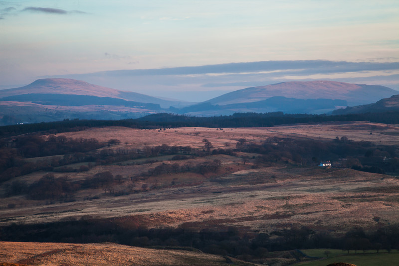 Pen y Fan and the Brecon Beacons National Park.