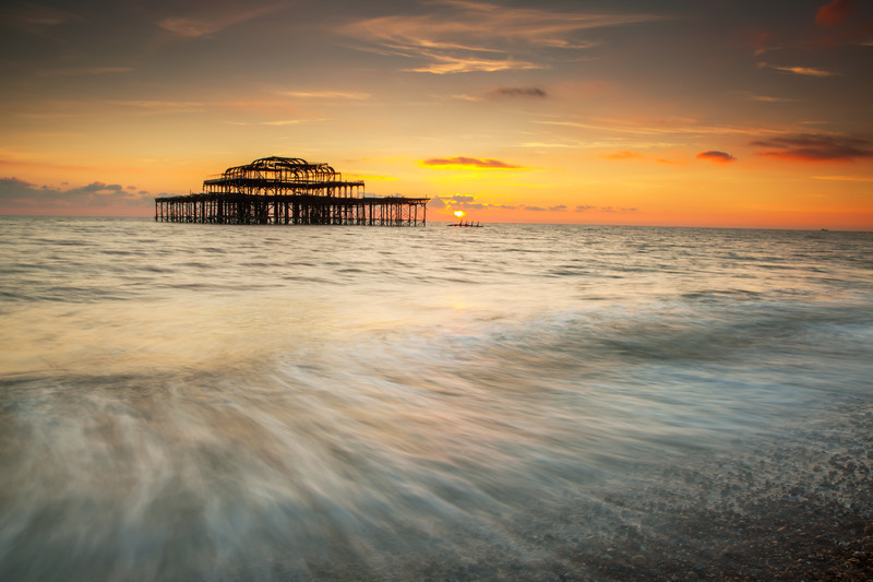 Brighton In Winter - Seascapes