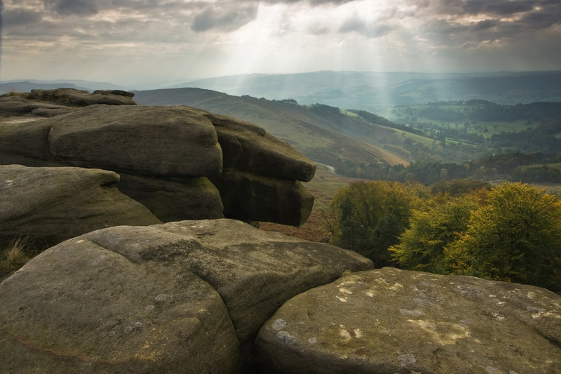 Fine art landscape photography taken from the stunning location of the Peak District National Park.