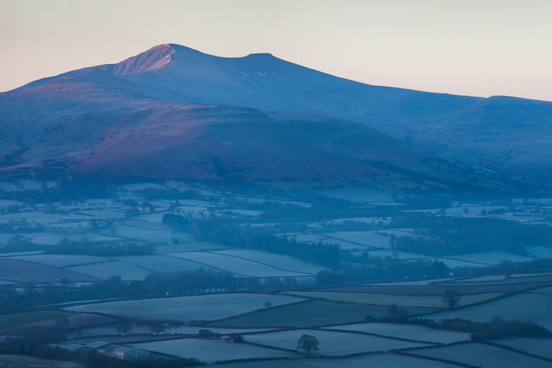 Pen y Fan and the Brecon Beacons National Park.